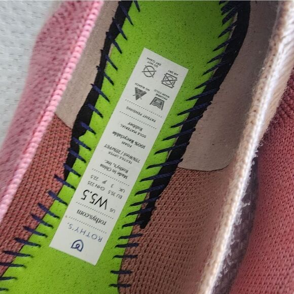 Rothy's Marta Ferri Pink Flats and Loafers with Elegant Silhouette - Picture 10 of 11